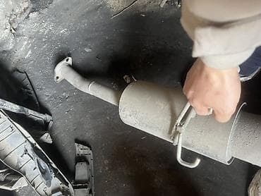 приматок на фит: Глушитель Honda 2003 г., Б/у, Оригинал — 4