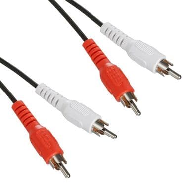 кабель акустический: Аудио кабель 2RCA - 2RCA 1.5 метра — 1