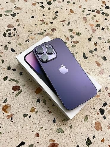 IPhone 14 Pro Max, 256 ГБ, Deep Purple, Коробка, 85 %