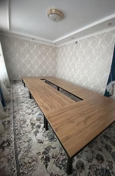 Национальный кыргызский стол, Новый, Складная, ЛДСП, цвет - Черный