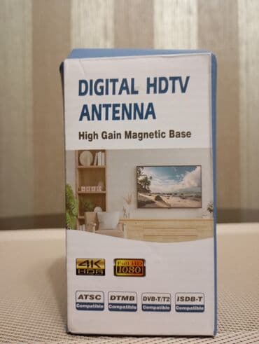 телевизионные антенны для цифрового телевидения: Продаю комнатная антенна для цифрового ТV с усилителем сигнала на 360° — 3