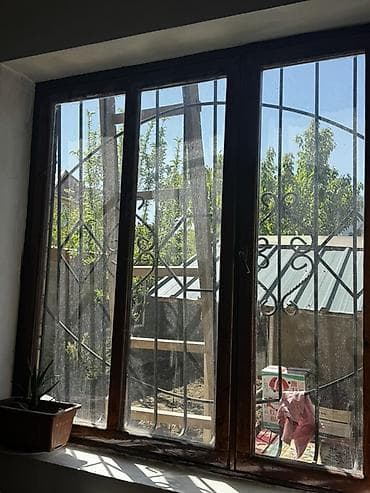 Готовое деревянное окно, Тип окна: Стандартные, Б/у, Без установки, Без рассрочки