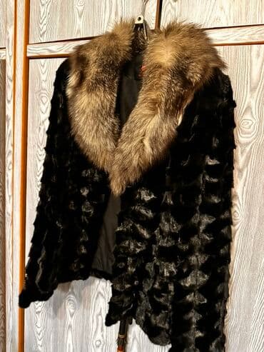 шуба кроликовая: Шуба, Норка, Короткая модель, XL — 4