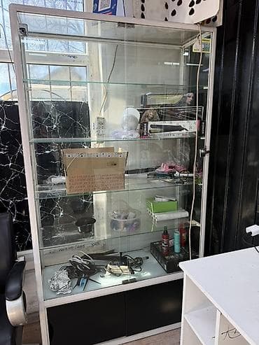 компютерные столы: Парикмахерский рабочий стол - Компактный стол для мастера с тумбой на — 7