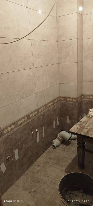 квартиры в бишкеке на долгий срок: Укладка плитки на стену, Укладка плитки на пол, Подготовка стен для укладки | Керамическая плитка, Керамогранитая плитка, Мозаичная плитка | Вертикальная укладка, Диагональная укладка, Горизонтальная укладка Больше 6 лет опыта — 15