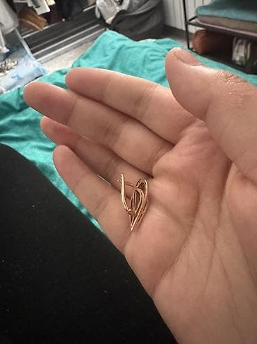 Серьги: Брошь, Женские, Металл — 4