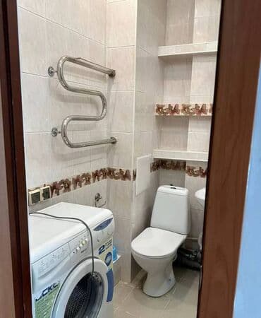 квартира бишкек 2 комнатные аренда долгосрочно: Студия, Риэлтор, Без подселения, С мебелью полностью — 6