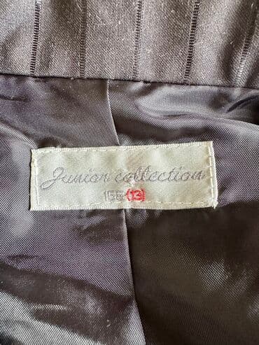 школьную форму: Школьная форма, цвет - Черный, Б/у — 2