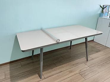 foldable table: Кухонный стол, Б/у, Прямоугольный, Раскладной — 4