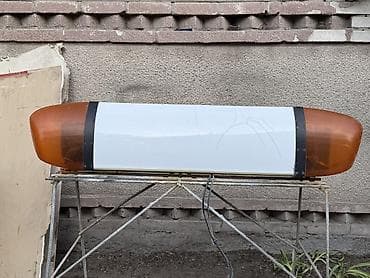Сигнальная балка на крышу автомобиля (оранжевые торцевые плафоны) -