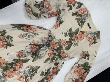 шифоновые платья больших размеров: Повседневное платье, Лето, Длинная модель, Шифон, Турецкое, S, M — 5