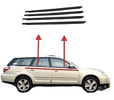 универсальные молдинги на двери авто: Комплект Subaru, Новый — 1