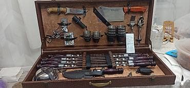 набор шашлычника: Набор для пикника/шашлыка в чемодане Комплект в жестком кофре с — 3