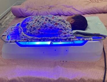 Кислородные подушки: Фотолампа от желтушки. Светодиодная безопасная лампа. Маска на глаза — 5