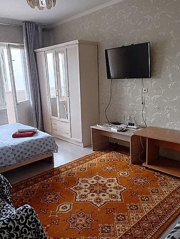 каартира на ночь: 2 комнаты, Эконом, Бишкек Парк ТРЦ, Кондиционер, Бытовая техника, Интернет, Wi-Fi — 6