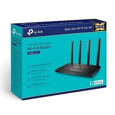 Роутер TP-Link Archer AX12 (AX1500), Wi‑Fi 6 - Поддержка стандарта — 1