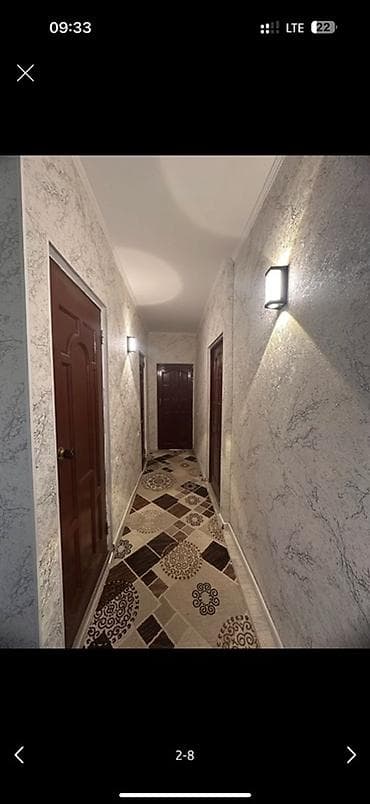 в манасе: 3 комнаты, 76 м², Индивидуалка, 6 этаж, Старый ремонт — 9