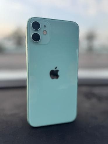 mini 4: IPhone 11, Б/у, 128 ГБ, Зеленый, Чехол, 83 % — 1