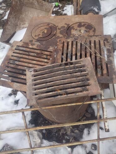 отопление установка: Плита и колащник::::: плита;размер: длина 54. ширина 37, 1000 сом — 1