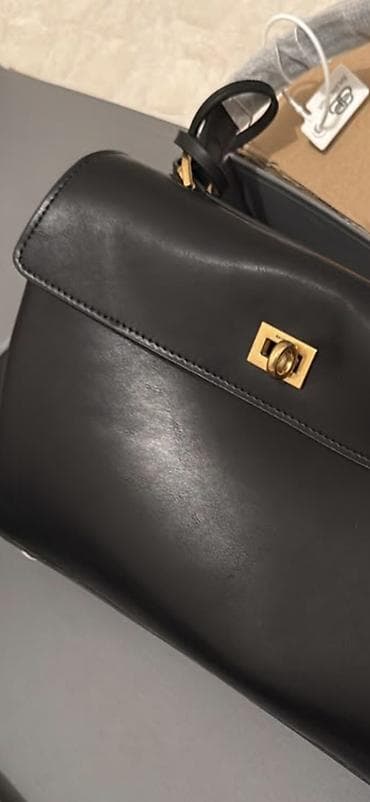 acne studio: Классическая сумка, Balenciaga, Италия, Материал: Натуральная кожа, Жёсткая конструкция, Женские, Новый — 5