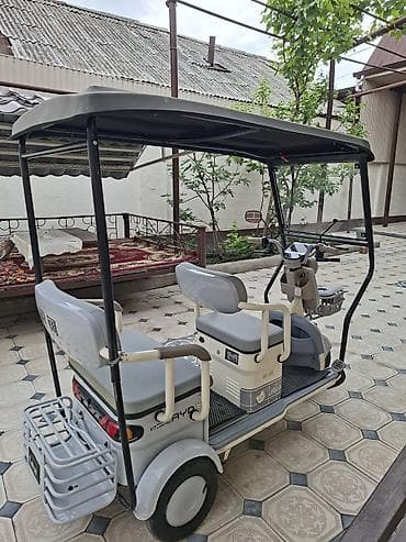 gilera runner: Электрический трёхколёсный рикша-карт для перевозки пассажиров — 4