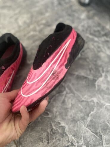 телескопическая удочка carbon 3 6 м: Футбольные бутсы без шнурков, цвет розовый с белыми акцентами и черным — 3