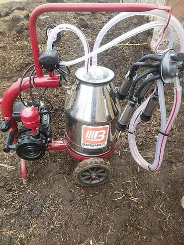 перья: Доильный аппарат BARBAROS для коров ( новый 3-4 раза пользовались) - — 1