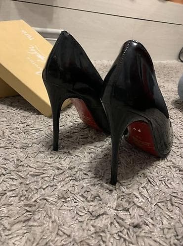 Туфли, 36, Christian Louboutin, Новый, цвет - Черный, Самовывоз