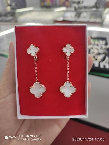 Серебряные серьги, Проба 925, Женские, Новый