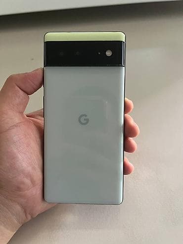 мечит: Google Pixel 6A, Колдонулган, 128 ГБ, түсү - Жашыл, eSIM — 1