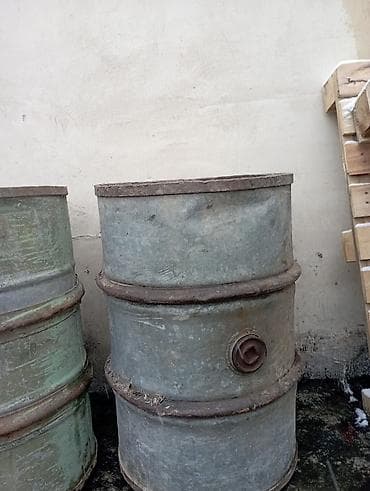 бу еврокуб: Бочка Металл, 200 л, Самовывоз — 1