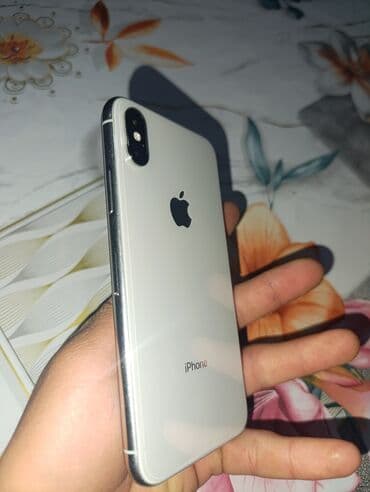 электронный коран: IPhone X, Б/у, 256 ГБ, White Titanium, Зарядное устройство, Защитное стекло, Чехол, 100 % — 2