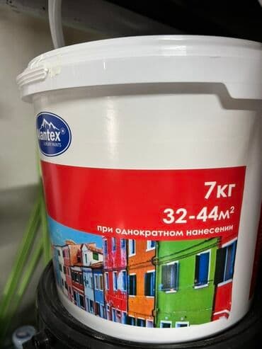 национал краска: Краска для внутренних и наружных работ от компании "Plantex" в белом — 1