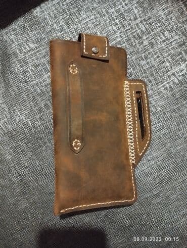 самсунг флип 5: Кобура наременная из натуральной кожи КРС ручной работы чехол для — 9