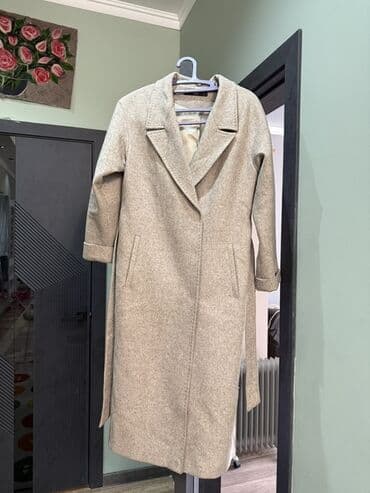 loreta пальто: Пальто, Халат, Осень-весна, Длинная модель, С поясом, M — 2