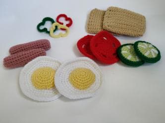 детская одежда оптом от производителя: "вкусные игрушки" Продаются оригинальные вязаные игрушки по теме — 3