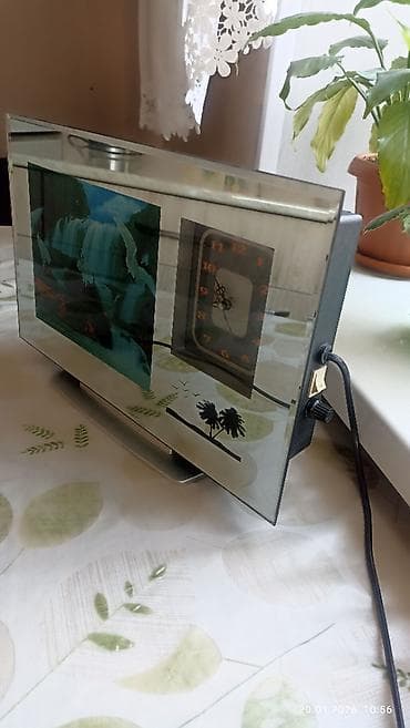 часы mi band 4: Продаю часы настенные-настольные.с подсветкой,музыкальные цена 400 сом — 3