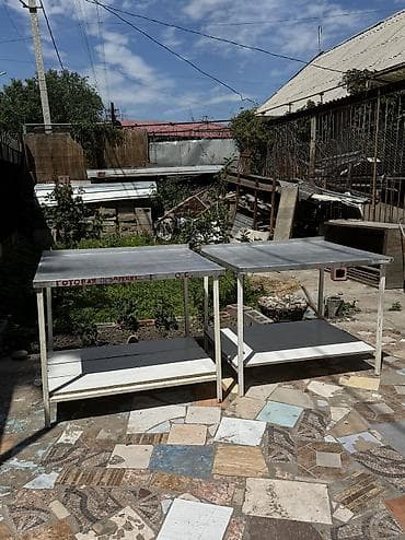 muslim: Продаю столы нержавейка алюминиевый 90см х1.3 нержавейка — 4