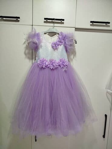 бальные платье для девочек: Детское платье, Б/у — 3