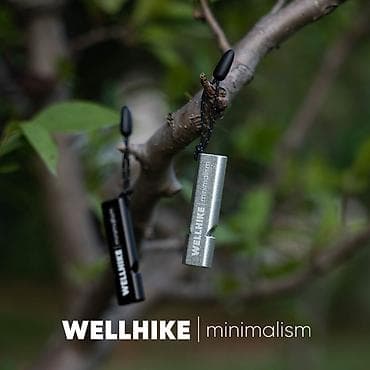 Алюминиевый свисток WELLHIKE minimalism - Компактный EDC‑аксессуар — 4