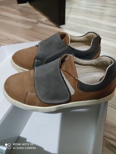 детская ортопедическая обувь: Детские кожаные ортопедические кроссовки, размер 30, состояние — 2