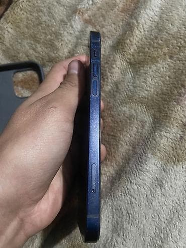 реплика айфона: IPhone 12, Б/у, 128 ГБ, Синий, Чехол, 94 % — 6