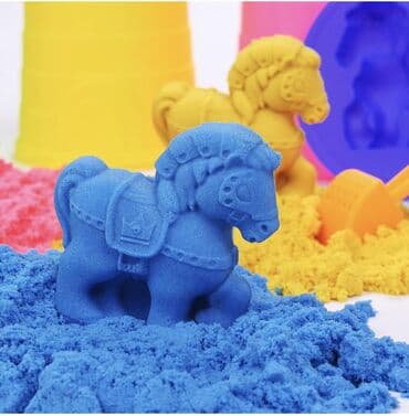 детский ямаха: Кинетический песок ZURU OOSH 500гр. Новый. Самовывоз Нижняя-Аларча — 6