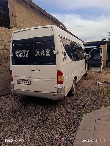 Унаа: Mercedes-Benz Спринтер: 1997 г., 2.9 л, Дизель, Бус — 4