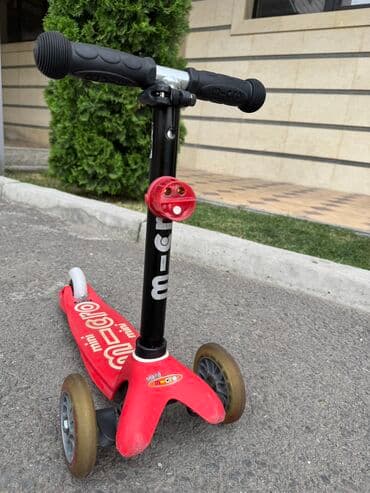 самокат пчелка: Детский самокат, Трёхколёсный, Б/у — 1