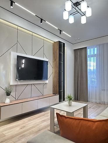 osh flat: 2 комнаты, 57 м², ул. Горького / Алматинка Элитка, 10 этаж, Дизайнерский ремонт — 7