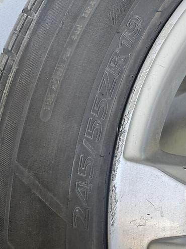 лето шины: Колеса в сборе 245 / 55 / R 19, Лето, Б/у, Комплект, Легковые, Литые, отверстий - 5 — 7
