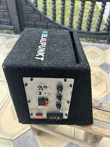 аудио переходник: Оригинальный сабвуфер Blaupunkt GTb 8200 A - Мощность: 200 W - Тип — 2