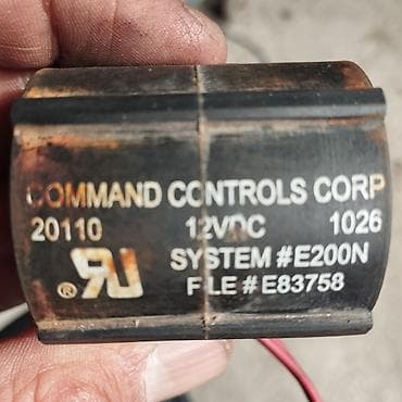 Катушка (соленоид) Command Controls Corp, 12V DC - Производитель