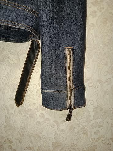 джинс костюм: Джинсовый комплект CREATURE: куртка + брюки - Материал: плотный деним — 7